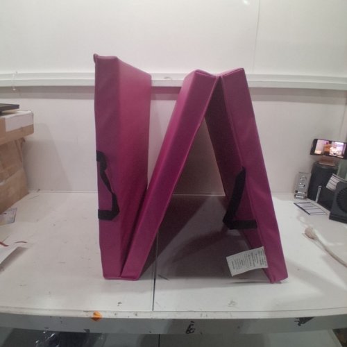 CAP BARBELL ALL PURPOSE FOLDING EXERCISE MAT - 72" X 24" X 2" - PINK (MODEL : MTIS-9263-BL10P) image 2