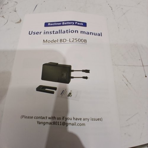 STAIGO BATTERY PACK FOR POWER RECLINER - 25.2V - BLACK - (MODEL:BD-L2500B) image 2