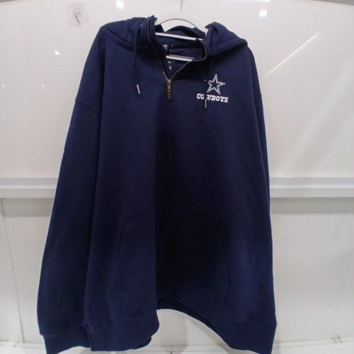 UNISEX NFL COWBOYS HOODED SWEATSHIRT - 4XL - NAVY image 2