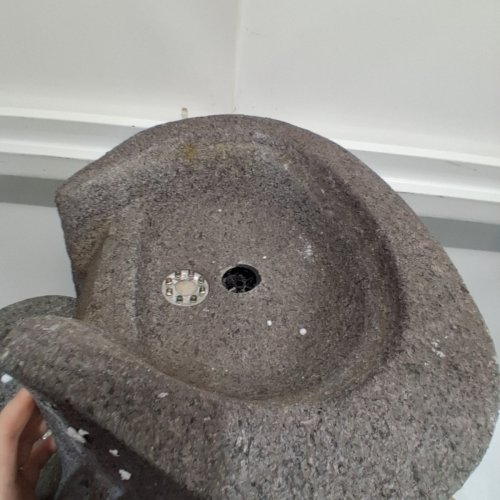 ANGELO DÉCOR OUTDOOR BOKA BOWL FOUNTAIN - 15.6" X 18.2" X 25" - GREY image 4