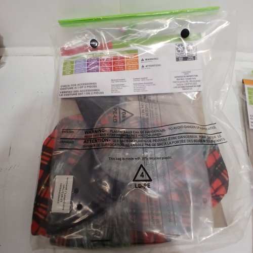 2PC TODDLER RUBIES WEREWOLF COSTUME - 2T - RED/BLACK/GREY (STYLE: 1002834) image 3