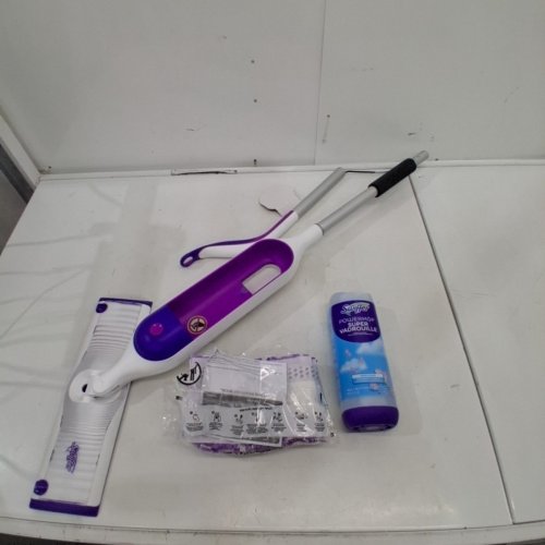 SWIFFER POWERMOP MULTI-SURFACE MOP - PURPLE/WHITE image 2