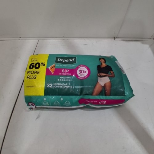 32PK DEPEND FRESH PROTECTION UNDERWEAR FOR WOMEN - SMALL - BLUSH - (MODEL: 00036000537413) image 2