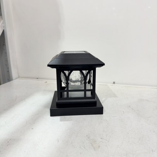 6PK LIEF GARDEN SOLAR POST CAP LIGHTS - RGB & WARM WHITE, 20 LM, IP65 WATERPROOF, BLACK (MODEL:SL1688) image 2
