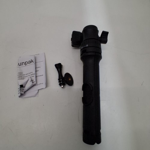 SUNPAK VERSAPOD 2-IN-1 TRIPOD AND SELFIE STICK WITH BLUETOOTH SHUTTER REMOTE - 29.5" MAX LENGTH - BLACK image 2