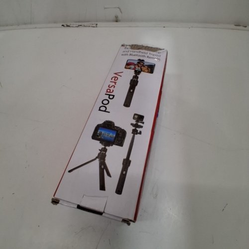 SUNPAK VERSAPOD 2-IN-1 TRIPOD AND SELFIE STICK WITH BLUETOOTH SHUTTER REMOTE - 29.5" MAX LENGTH - BLACK image 5