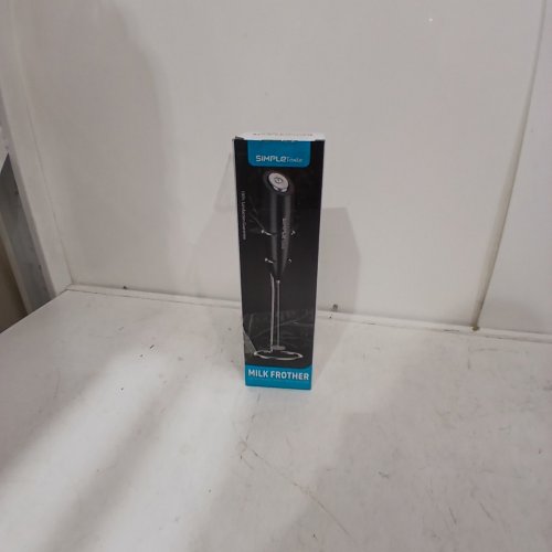 SIMPLETASTE BATTERY OPERATED HANDHELD MILK FROTHER WITH STAND - BLACK image 3