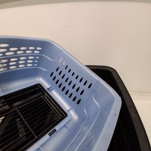 PETMATE TWO DOOR PET KENNEL 10-20LBS MAX - BLUE\BLACK image 3