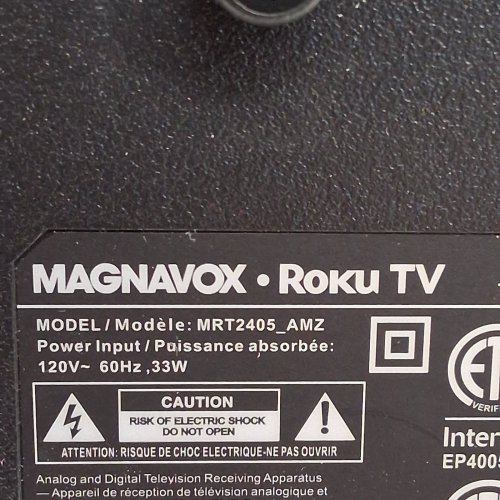 MAGNAVOX ROKU TV 720P SMART TELEVISION - 24" - BLACK (MODEL: MRT2405) image 10