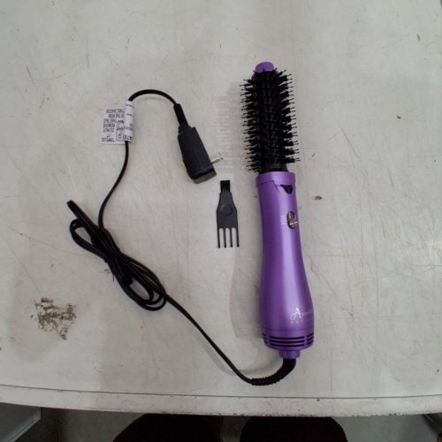 AIMA BEAUTY ONE-STEP HAIR DRYER, STYLER, VOLUMIZER BRUSH WITH NEGATIVE ION - PURPLE/BLACK (MODEL: US-AM-AB0322-PK) image 3