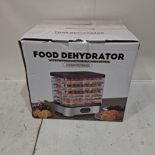 8-TRAY FOOD ELECTRIC DIGITAL TIMER AND TEMPERATURE CONTROL DEHYDRATOR - RED/BLACK/STAINLESS STEEL image 4