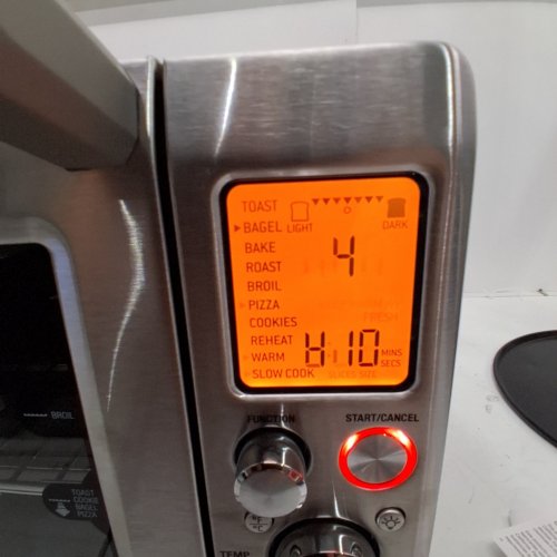 BREVILLE THE SMART OVEN AIR FRYER PRO CONVECTION TOASTER OVEN - STAINLESS STEEL (MODEL: B0V845 BSSUSC/A ) image 3