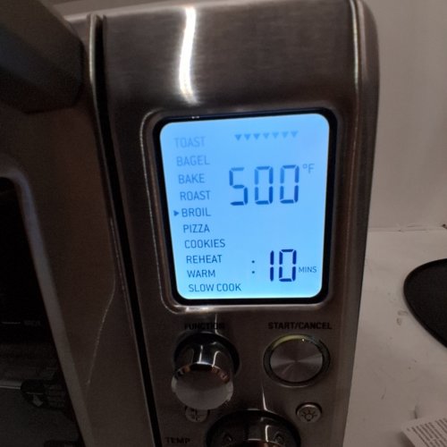 BREVILLE THE SMART OVEN AIR FRYER PRO CONVECTION TOASTER OVEN - STAINLESS STEEL (MODEL: B0V845 BSSUSC/A ) image 4