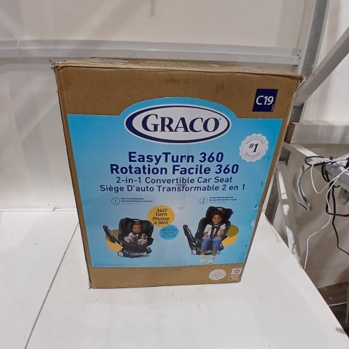 GRACO EASYTURN 360 2-IN-1 CONVERTIBLE CAR SEAT - CYRAN BLACK/GREY (MODEL: 2227897) image 5