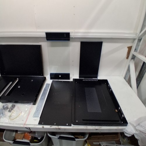 6U WALL MOUNT NETWORK SERVER CABINET' SERVER RACK CABINET ENCLOSURE - 200 LBS CAP - 23.6"X17.8"X13.8" - BLACK (MODEL: SPT-604-06) image 2
