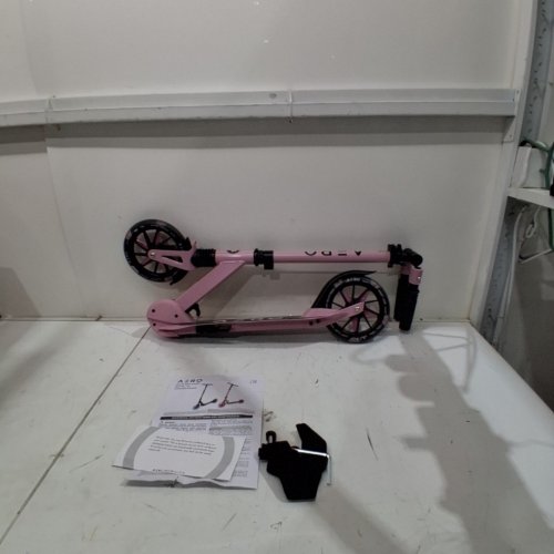 AERO A5 SCOOTER FOR KIDS 6-12 WITH LIGHT UP WHEELS - 7" - PINK (MODEL: A5) image 6