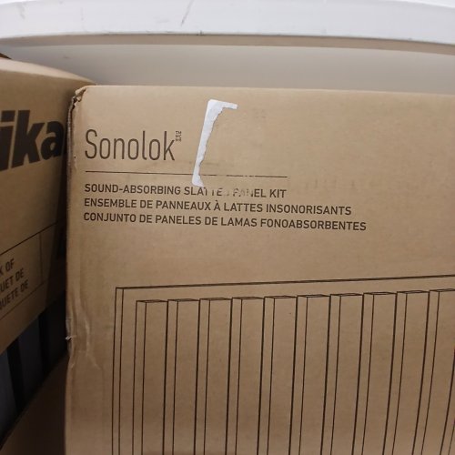 4PK SONOLOK SOUND-ABSORBING WALL PANEL KIT - 24" - DARK GREY/BLACK image 3