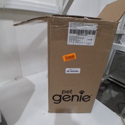 PET GENIE DOG WASTE ODOR CONTROL DISPOSAL PAIL - 18.5" - GREY (MODEL: ‎I000824) image 4