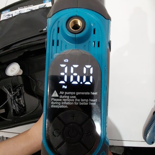 SEESII T7 MAX 3-IN-1 TIRE INFLATOR & CAR VACUUM - 21V - BLUE (MODEL: T7 MAX) image 2