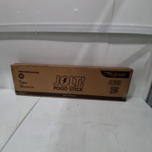 FLYBAR JOLT POGO STICK WITH EASY GRIP FOAM HANDLES - 36" - BLUE GEO (MODEL: FB23010PS) image 4