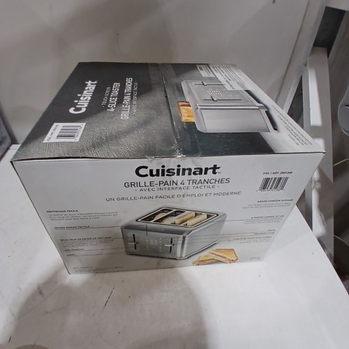 CUISINART 4-SLICE TOUCH SCREEN TOASTER - STAINLESS STEEL (MODEL: 2691346) image 4