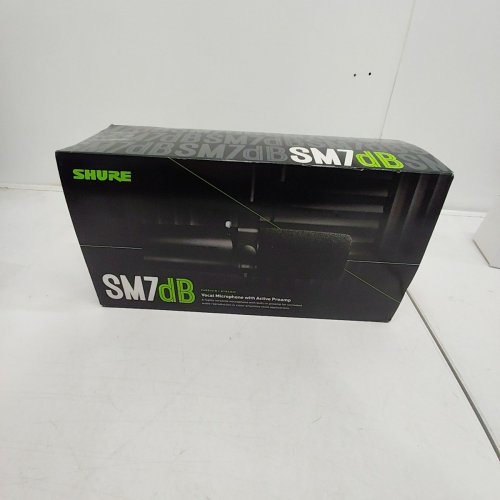 SHURE SM7DB DYNAMIC VOCAL MIC WITH PREAMP FOR STREAMING - BLACK image 5
