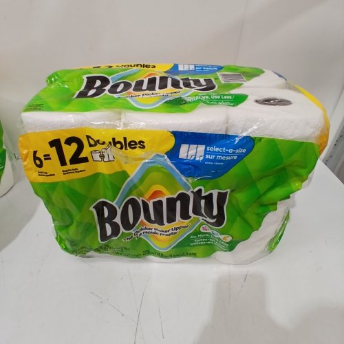 6PK BOUNTY SELECT-A-SIZE PAPER TOWEL DOUBLE ROLLS - 164 SHEETS PER ROLL image 2
