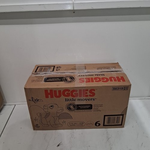 108PK HUGGIES LITTLE MOVERS BABY DIAPERS - SIZE 6 - DISNEY BABY LION KING (MODEL: 5631901) image 4