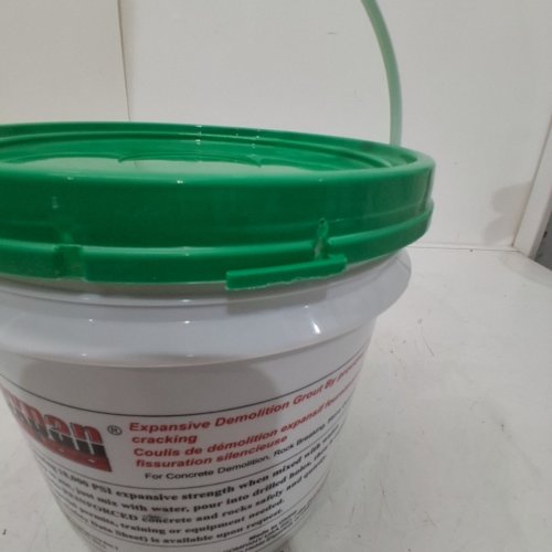 DEXPAN EXPANSIVE DEMOLITION GROUT - 11LB - WHITE/GREEN image 3