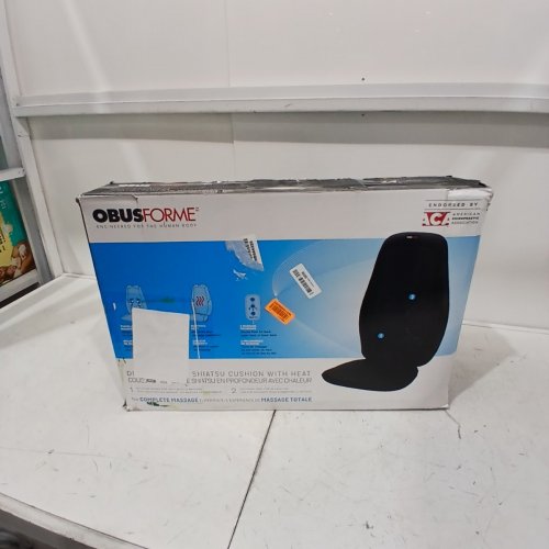 OBUSFORME DEEP KNEADING SHIATSU BACK MASSAGER WITH HEAT - BLACK (MODEL: SM-SMC-05) image 5