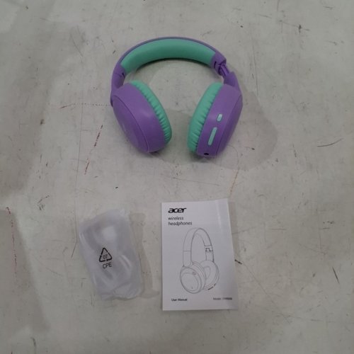 KIDS ACER BLUETOOTH HEADPHONES - TEAL PURPLE (MODEL: OHR668) image 4