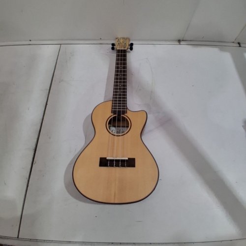 CORDOBA SPRUCE ACOUSTIC-ELECTRIC CUTAWAY TENOR 4-STRING UKULELE GUITAR - 25.5" - NATURAL (MODEL: 24T-CE) image 3