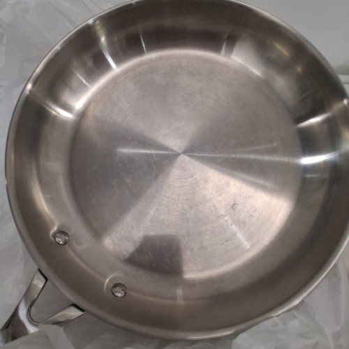 3PC JAMIE OLIVER T-FAL STAINLESS STEEL FRYING PAN SET - 8"/9.5"/10" - SILVER (MODEL: E311S334) image 3