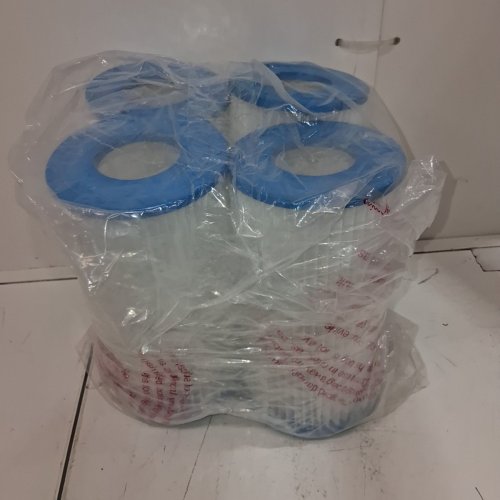 4PK PLEATED POOL FILTER CARTRIDGES - 8" X 4 1/4" - BLUE/WHITE image 7
