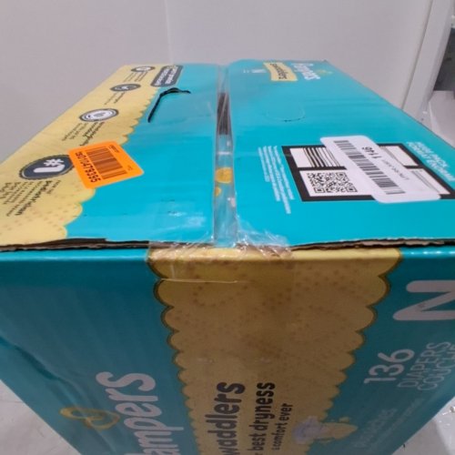 136PK PAMPERS SWADDLERS DIAPERS - NEWBORN SIZE image 3