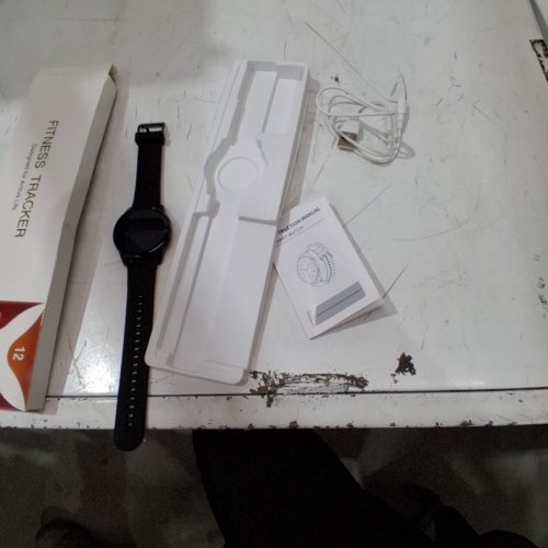 ACCLAFIT SMART WATCH TOUCH SCREEN FITNESS TRACKER - 1.38" SCREEN - BLACK (MODEL: P5) image 3