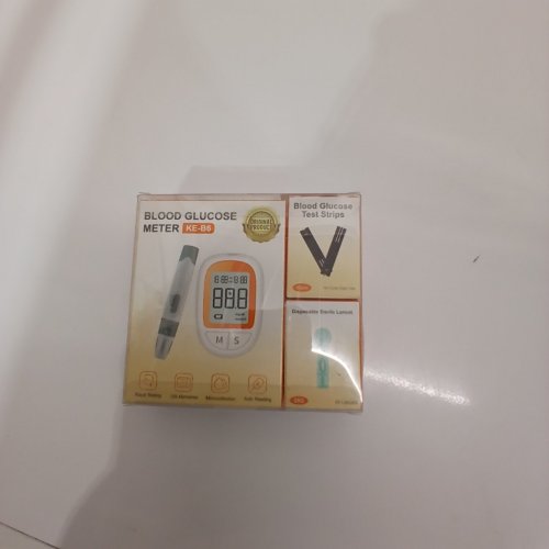 DIABETES BLOOD GLUCOSE MONITOR KIT - WHITE/ORANGE (MODEL: KE-B6) image 2
