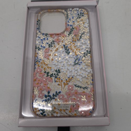 KATE SPADE PROTECTIVE CASE WITH MAGSAFE FOR IPHONE 14 PRO MAX - ROSE & GREEN FLORAL WITH GEMS image 2