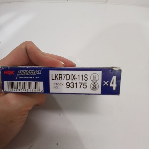 4PK NGK IRIDIUM SPARK PLUGS (MODEL: LKR7DIX-11S/93175) image 2