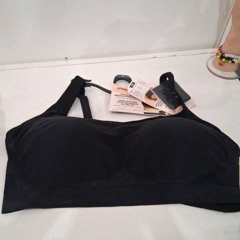 WOMEN'S CORE EXTENDER BRA WITH ADJUSTABLE STRAPS FOR EVERYDAY SUPPORT & FLEXIBLE FIT - SIZE 3XL - BLACK image 3