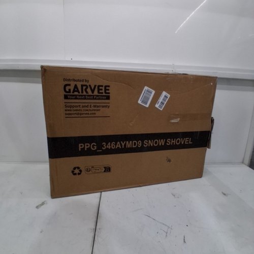 GARVEE HEAVY DUTY SNOW SHOVEL PUSHER WITH WHEELS METAL PLOW - 29" - RED / BLACK - (MODEL: PPG_346AYMD9) image 6