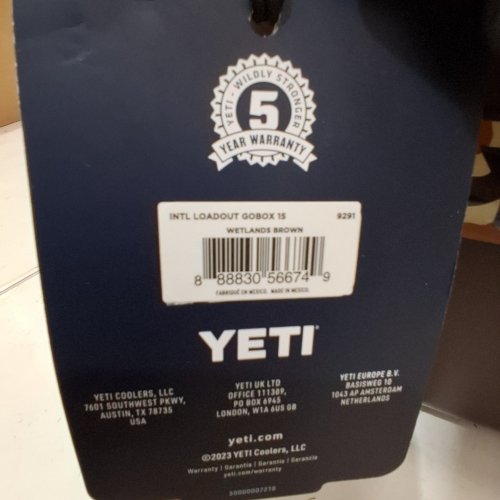 YETI LOADOUT 15 GEAR CASE GOBOX - 10" X 14.7" X 11" - WETLANDS BROWN (MODEL: 9291 ) image 4