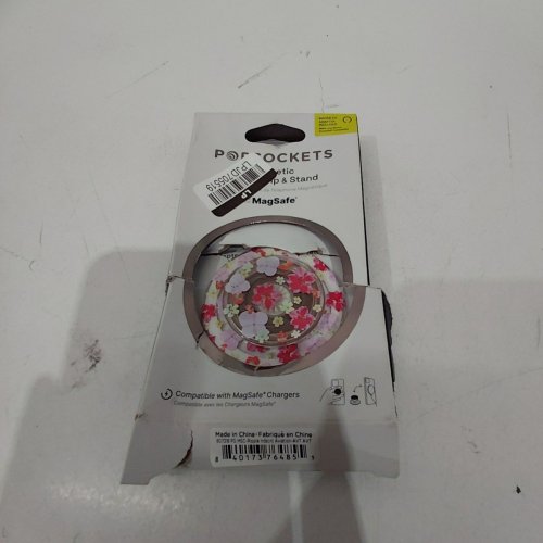 POPSOCKETS MAGNETIC POPGRIP AND STAND FOR MAGSAFE WITH ADAPTER - DELICATE FLORAL BERRY image 2