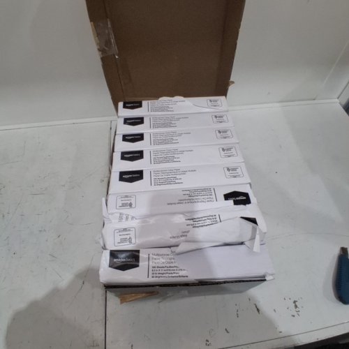 8 (500PK) AMAZON BASICS MULTIPURPOSE COPY PRINTER PAPER - 8.5" X 11" - WHITE (4000 SHEETS TOTAL) image 2