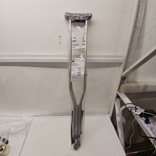 MEDLINE GUARDIAN STANDARD ALUMINUM ADJUSTABLE CRUTCHES - 5.2FT TO 5.10FT - ALUMINUM (MODEL: MDSV80535) image 3