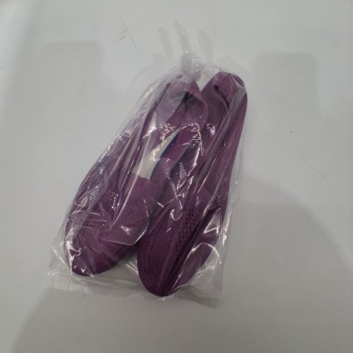 WOMEN'S FASHION KNIT SLIP-ON SHOES - 8.5-9 - PURPLE image 5