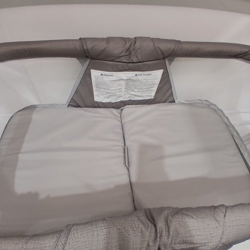 COSCO SLEEP SPOT BASSINET FOR NEWBORNS - UPTO 20LBS - TRANQUIL GREY (MODEL: 10584CTQG) image 3