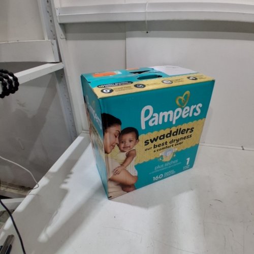 160PK PAMPERS SWADDLERS DIAPERS - SIZE 1 - 8-14LB image 4
