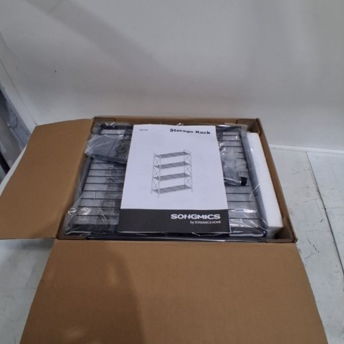 SONGMICS STORAGE RACK - 12.6" X 31.5" X 44.3" - BLACK (MODEL: BSC184B01V1) image 3