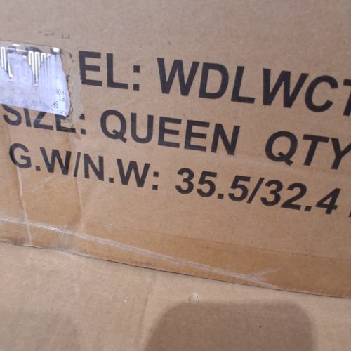 ALLEWIE METAL PLATFORM BED FRAME - QUEEN - WHITE (MODEL: WDLWCTTC003) image 4